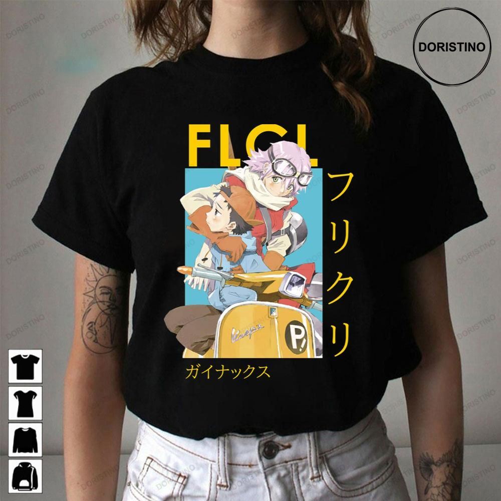 Fooly Cooly Flcl Haruko Naota Card Anime Awesome Shirts